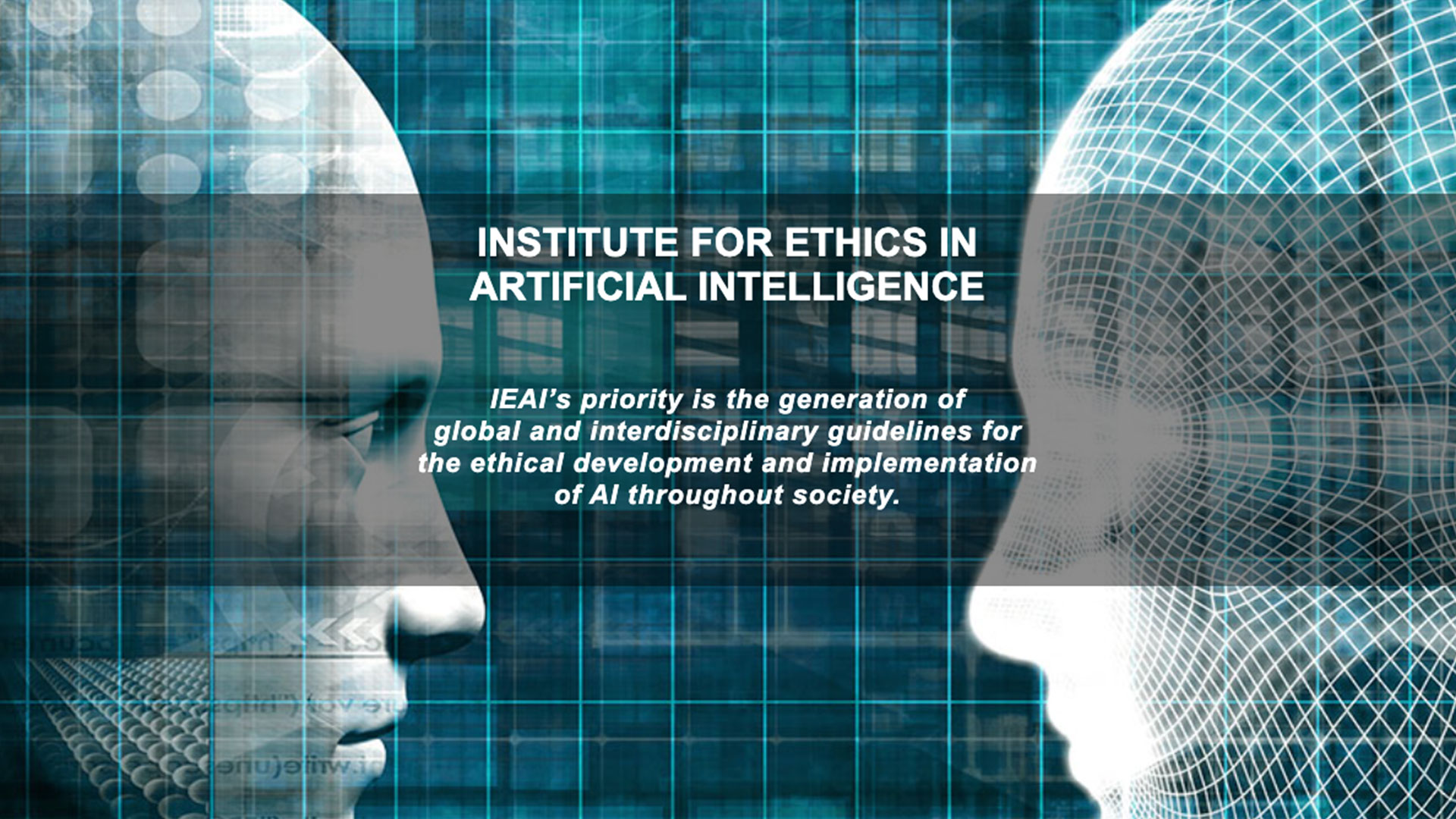 Screenshot: Startseite des Instituts for Ethics in Artificial Intelligence